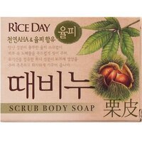 Мило-скраб для тіла Lion Rice Day Scrub Body Chestnut Soap 100г