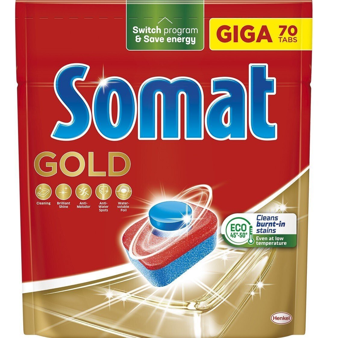 Таблетки для посудомоечных машин Somat Gold 70шт фото 