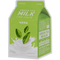 Тканинна маска для обличчя A`Pieu Green Tea Milk One-Pack 21г