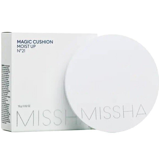 Тональный крем-кушон Missha Magic Cushion Moist Up SPF50+ PA+++ №21 15 г фото 
