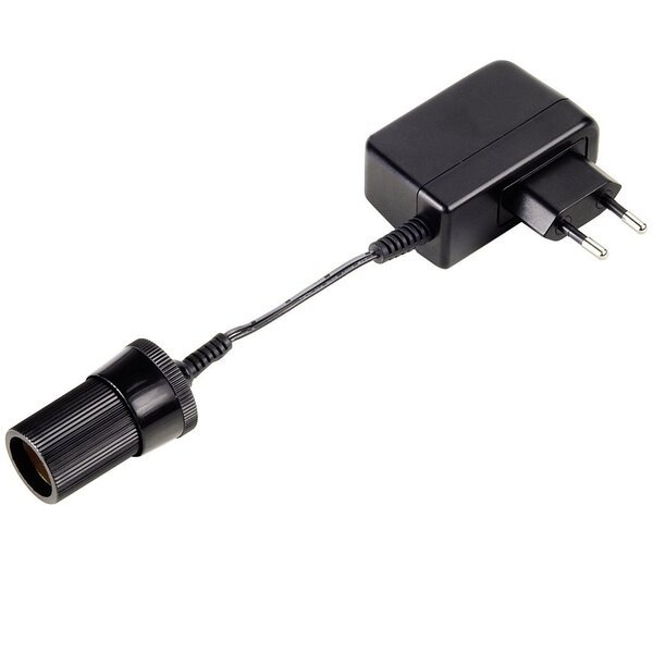 

Зарядное устройство сетевое Hama 12V Cigarette Lighter, euro, черный (00088439)