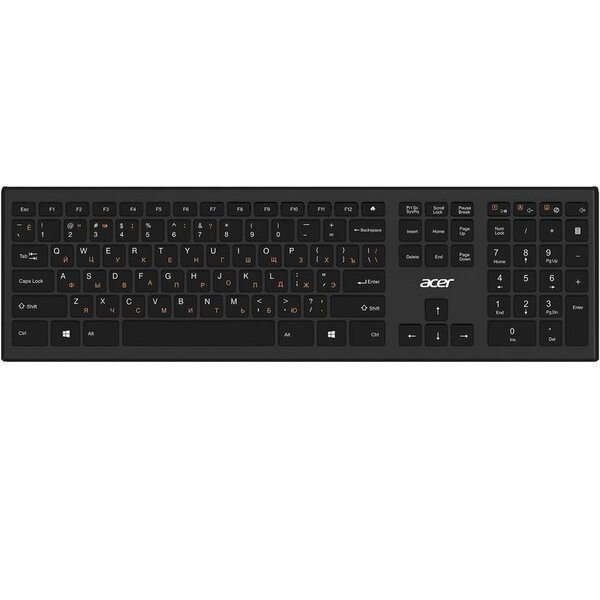 

Клавиатура Acer OKR010, 109key, WL, EN/UKR/RU, Black (ZL.KBDEE.010)