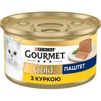 Упаковка вологого корму Gourmet Gold Паштет з куркою 24 шт по 85г.