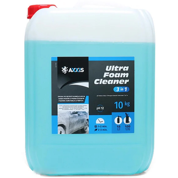 Активная пена Axxis Ultra Foam Cleaner 3 в 1,10л (48021319782) (ax-1133) фото 