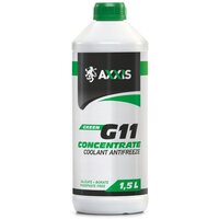 Антифриз Axxis Green концентрат G11 (-80°C) 1,5л (48021106367) (AX-2090)