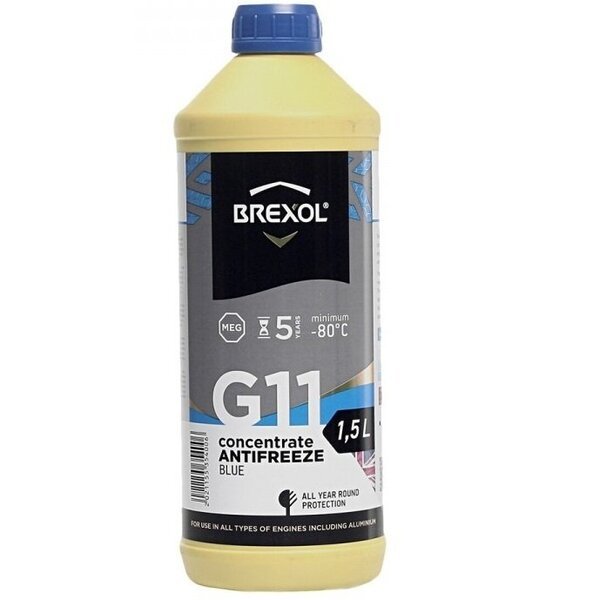 

Антифриз Brexol Blue Concentrate G11 (-80°C) 1,5л (48021155354) (antf-032)