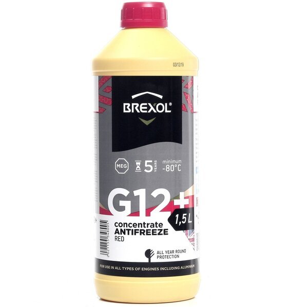 

Антифриз Brexol Red Concentrate G12+ (-80°C) 1,5л (48021155348) (antf-026)