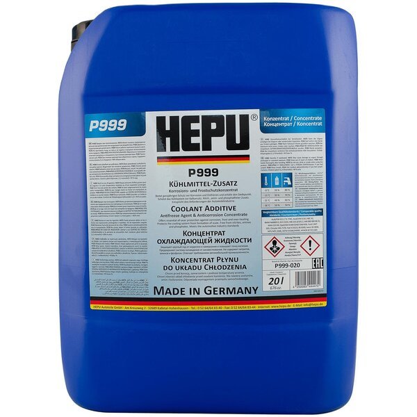 

Антифриз Hepu G11 Full Blue 20л (4802884032) (P999-020)