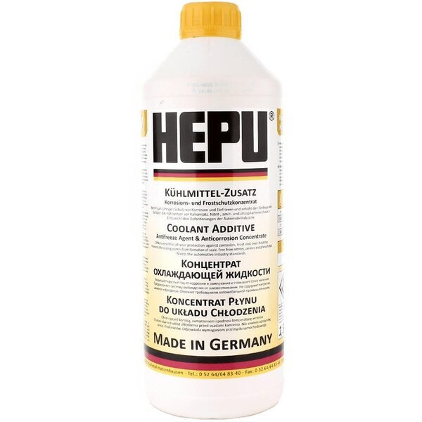 

Антифриз Hepu G11 Yellow концентрат 1,5л (4802884049) (P999-YLW)