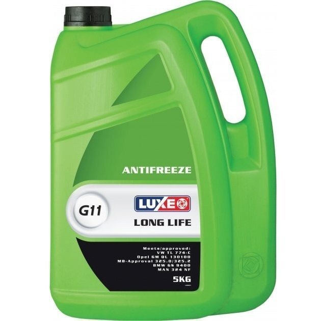 Антифриз Luxe -40°C Long Life Зеленый 5кг (481330) (7492) фото 1