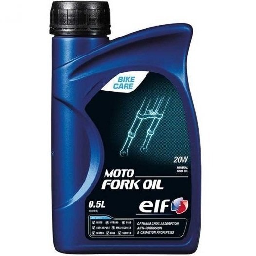 Масло гидравлическое Elf Moto Fork Oil 20W, 0.5л для вилок и амортизаторов (41071120950) фото 