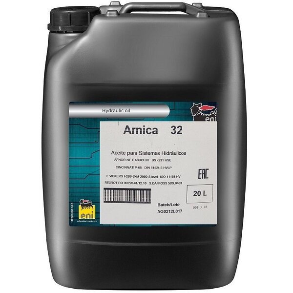 Масло гидравлическое Eni Arnica 32 18кг (41071286243) (253150)