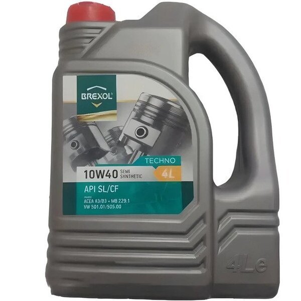 

Масло моторное Brexol Techno 10W40 SL/CF, 4л (48391051010)