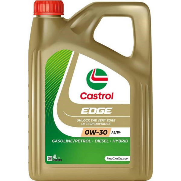 Масло моторное Castrol Edge 0W-30 A3/B4, 4л (4107436752) (15334C)