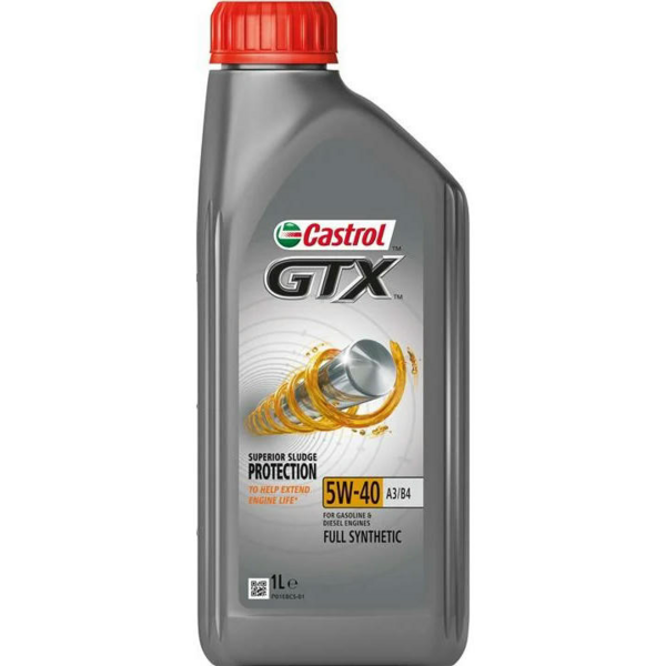 

Масло моторное Castrol GTX 5W-40 A3/B4, 1л (41071356100) (15E62B)