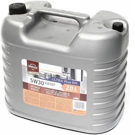 

Масло моторное Brexol Ultra Plus GN 5W30 API SN/CF LS, 20л (48021134645)