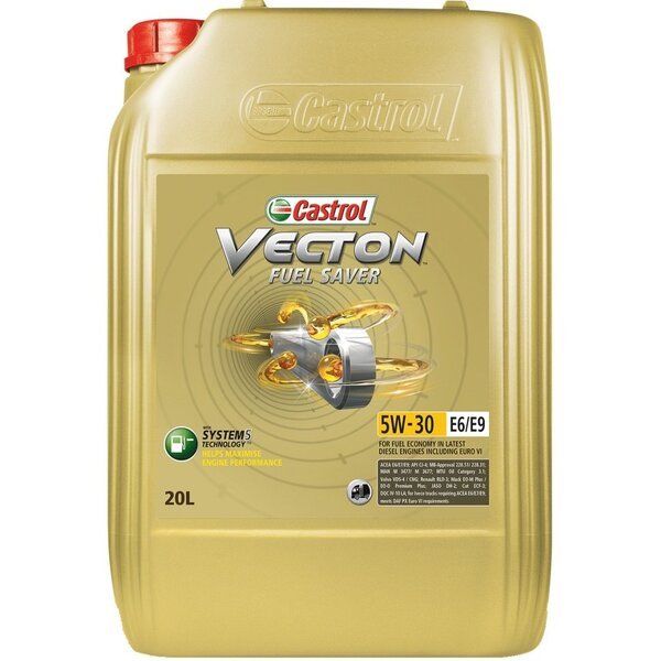 Масло моторное Castrol Vecton Fuel Saver 5W-30 E6/E9, 20л (41071313593) (157AEA)