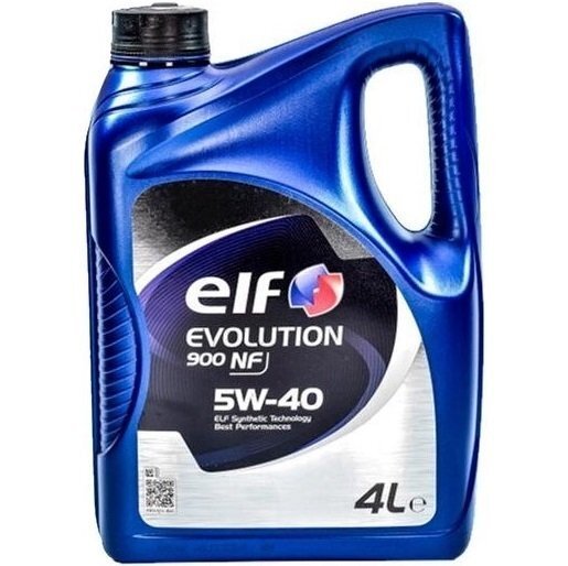 Масло моторное Elf Evolution 900 NF 5W-40, 4л (41071120959) (213909/216650)