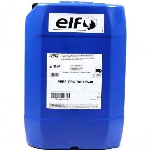 

Масло моторное Elf Performance Pro 700 15W-40, 20л (41071340485) (215825)