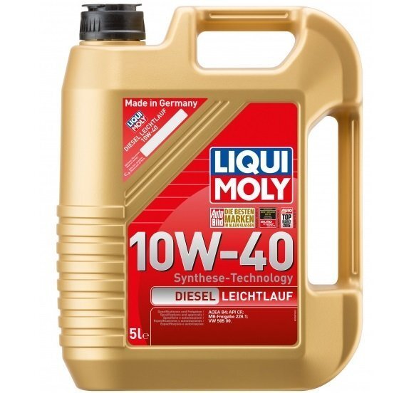 

Масло моторное Liqui Moly Diesel Leichtlauf 10W-40, 5л (4807664626) (1387)