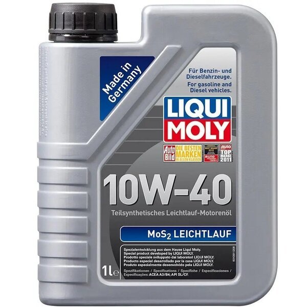 

Масло моторное Liqui Moly MoS2 Leichtlauf 10W-40, 1л (4100420026263) (1930/2626)