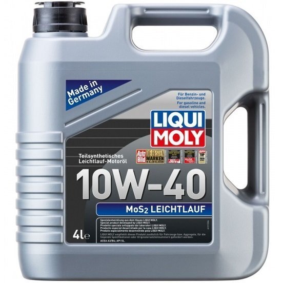 

Масло моторное Liqui Moly MoS2 Leichtlauf 10W-40, 4л (4807664644) (1917)