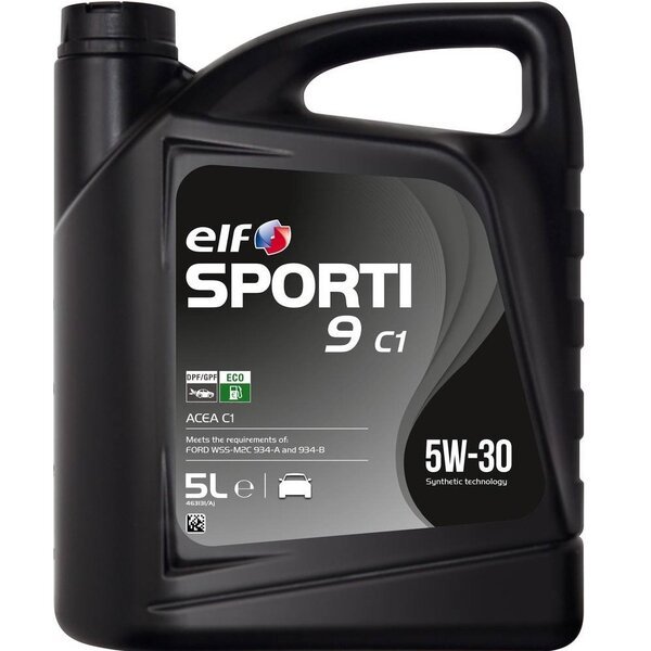 Масло моторное Elf Sporti 9 C1 5W-30, 5л (41071120931) (210438)