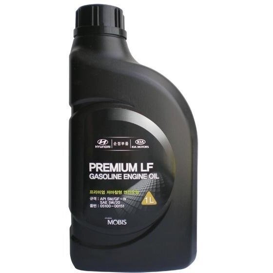 

Масло моторное Mobis Premium Gasoline LF 5W-20 SM/GF-4 05100-00151, 1л (6900694735)