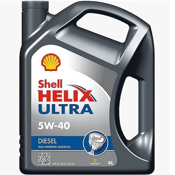 Масло моторное Shell Helix Diesel Ultra SAE 5W-40, 4л (4107460) (550046645)