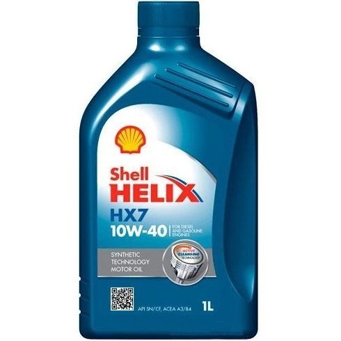 

Масло моторное Shell Helix HX7 SAE 10W-40, 1л (4107455) (550053736)