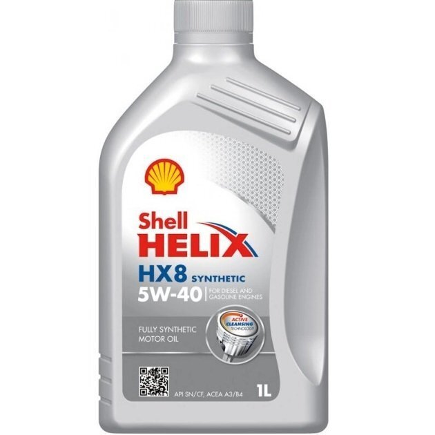 Масло моторное Shell Helix HX8 SAE 5W-40, 1л (4107484) (550052794) фото 