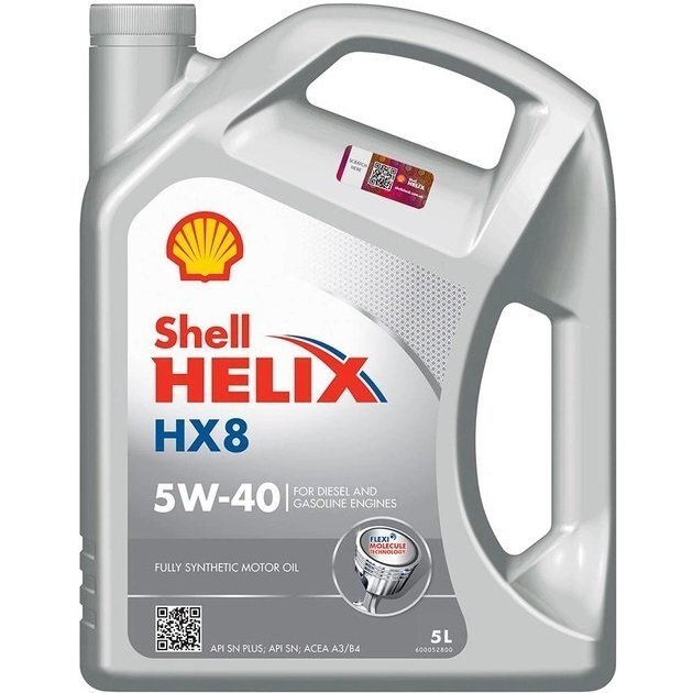 Олива моторна Shell Helix HX8 SAE 5W-40, 5л (41071386715)фото1