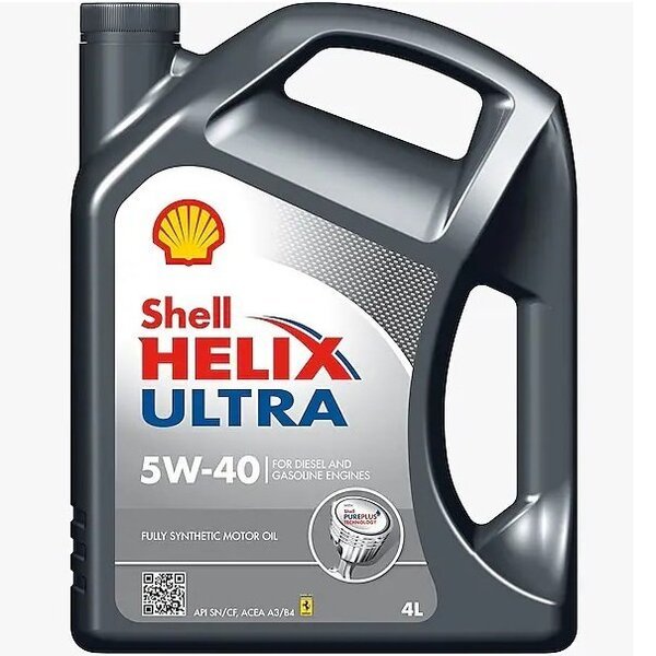 

Масло моторное Shell Helix Ultra SAE 5W-40, 4л (4107152) (550052679)