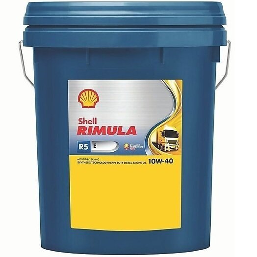 Масло моторное Shell Rimula R5 E 10W-40, 20л (41071274629) (550033235)