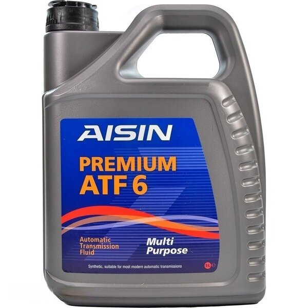 Масло трансмиссионное Aisin ATF6 Dexron-III ATF3, 5л (41071157449) (ATF-92005)