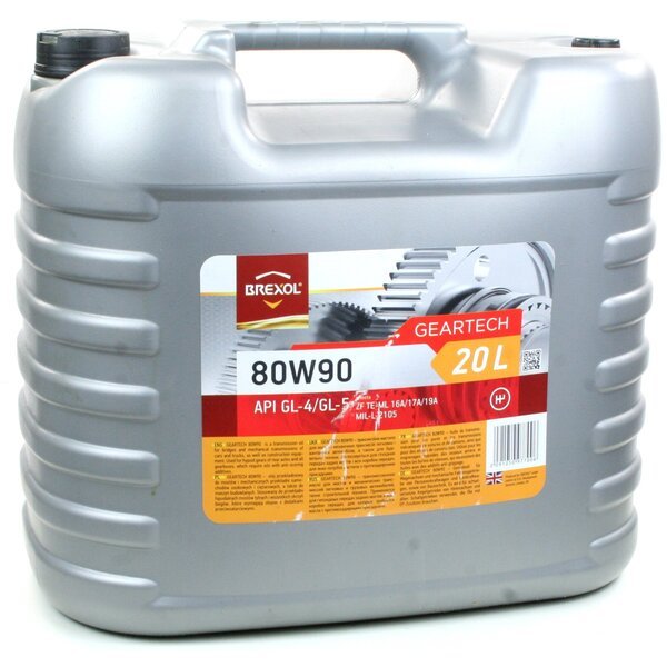 

Масло трансмиссионное Brexol Geartech 80W90 GL-4/GL-5, 20л (48391050977)