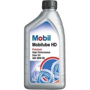 Масло трансмиссионное Mobil Mobilube HD 80W-90 API GL-5, 1л (414202) (142132) фото 