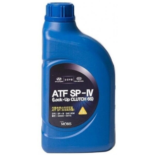 

Масло трансмиссионное Mobis ATF SP-IV для АКПП 04500-00115, 1л (6900694683) (450000115)
