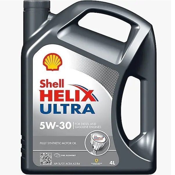 Масло моторное Shell Helix Ultra SAE 5W-30,4л (4107154) (550046268) фото 