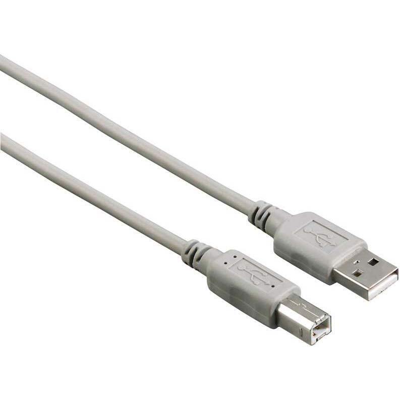 Кабель синхронизации Hama USB-A - USB-B, 1.5 м, Grey (00200900) фото 
