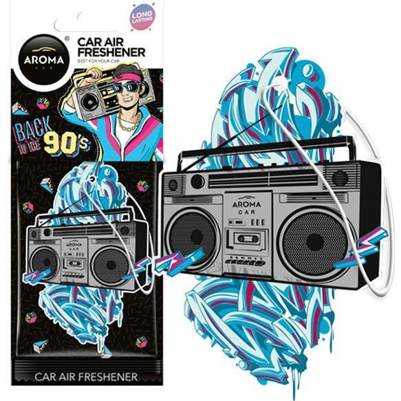 

Ароматизатор воздуха Aroma Car Cellulose Back To 90' & 70' - Boom Box (83270) (5902846832706)
