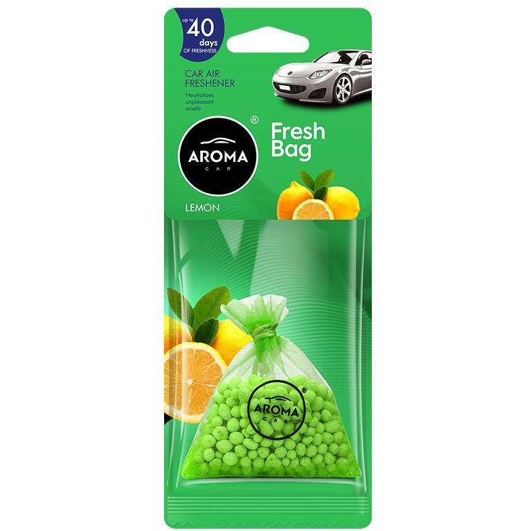 Ароматизатор повітря Aroma Car Fresh Bag Сeramic – Lemon (10297) (5904224102975)фото