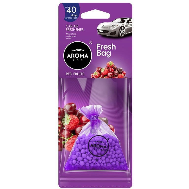 Ароматизатор повітря Aroma Car Fresh Bag Сeramic – Red Fruits (10298) (5904224102982)фото