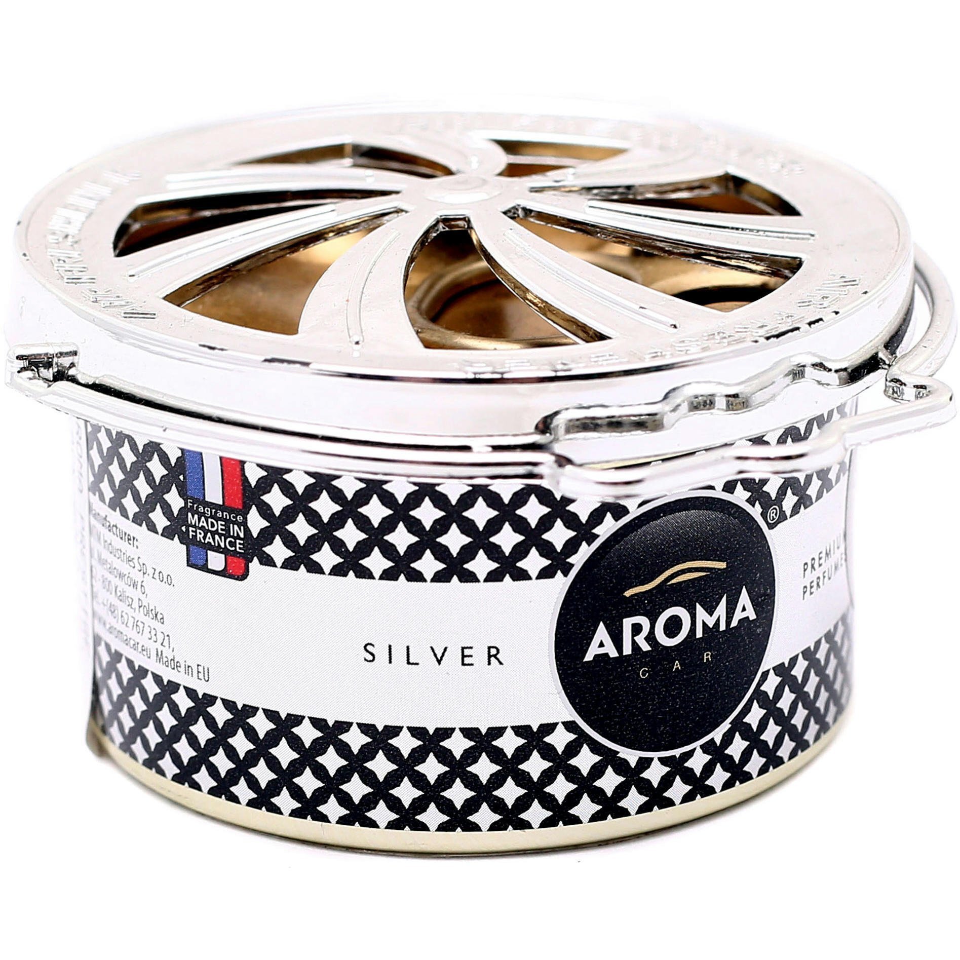 Ароматизатор повітря Aroma Car Prestige Organic – Silver (92517) (5907718925173)фото1