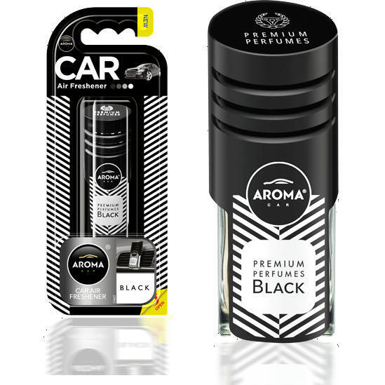 Ароматизатор воздуха Aroma Car Prestige Vent - Black (83204) (5902846832041) фото 