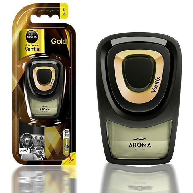 Ароматизатор повітря Aroma Car Ventis – Gold (83381) (5902846833819)фото1