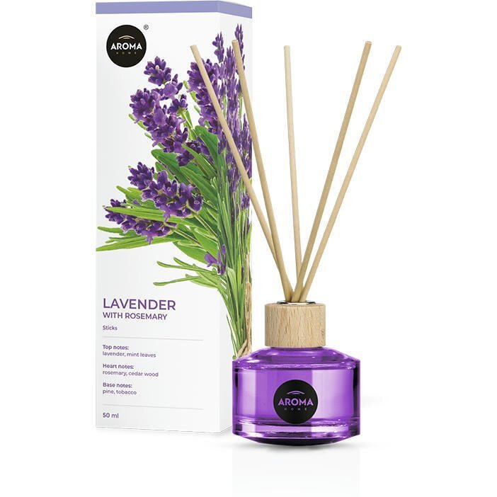 Ароматизатор повітря Aroma Home Sticks-Lavender/Lavender With Rosemary (92763) (5907718927634)фото