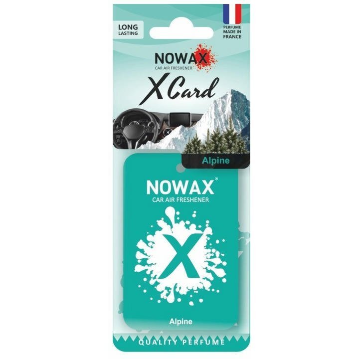 Ароматизатор повітря Nowax X Card – Alpine (NX07533)фото1
