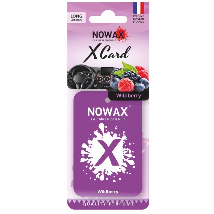 Ароматизатор повітря Nowax X Card – Wildberry (NX07539)фото1