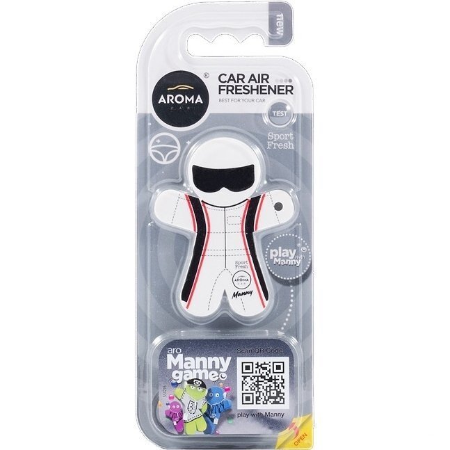 Ароматизатор повітря Aroma на дефлектор Car Manny – Sport Fresh (83142) (5902846831426)фото
